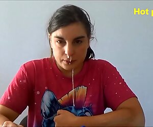 Kolczyk w nosie hinduski, nos jeść, kolczyk w nosie dziewczyny