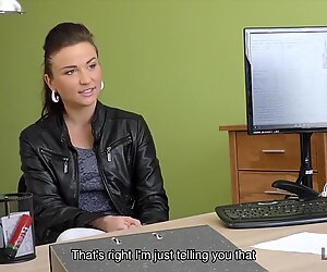 LOAN4K. Frances wants new bike so gets credit having sex with agent