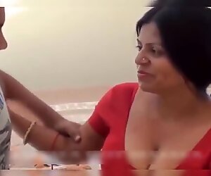 Hot Indian servant seduces house owner for romance, Desi maid