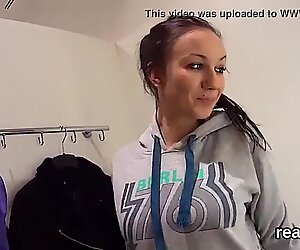 Flawless czech teenie was teased in the supermarket and drilled in pov