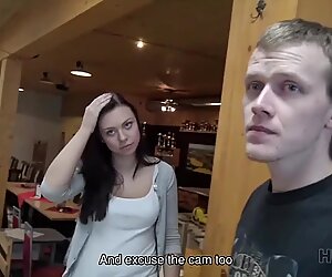 HUNT4K. Cuckold allows guy please his cute GF right in bowling club