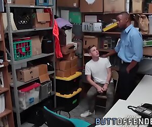 Teen takes black schlong