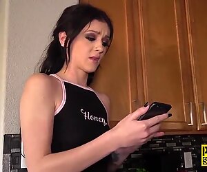 Real dominated skinny ho gets pounded