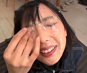 Cute Japanese Girl Get Bukkake 2