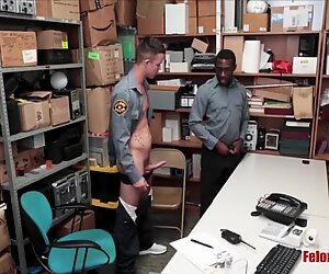 Black man exploied by a white cock