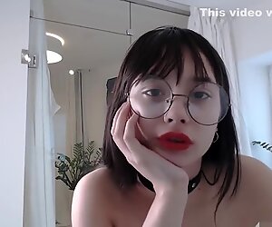 Slutty asian sexy dances and undress in studio pt9